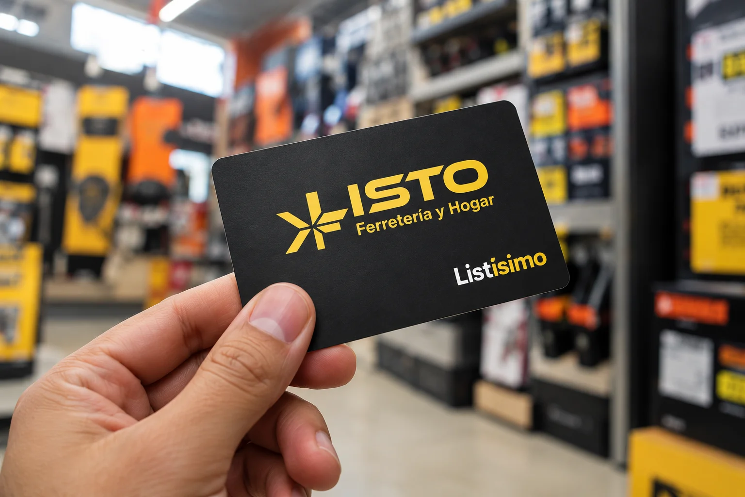 Tarjeta Listísimo de Listo Ferretería y Hogar